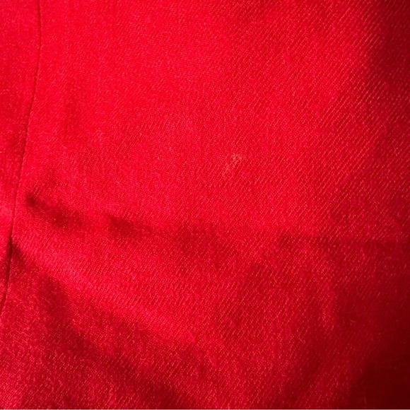 Vintage Talbot's double breasted red wool blazer gold buttons size 8P - Picture 10 of 14